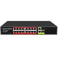 URANIUM POE-G1621SFP-300W 16 PORT GIGABIT+2XGB RJ45+1XSFP UPLINK POE RACKMOUNT SWITCH 16+2 - 1